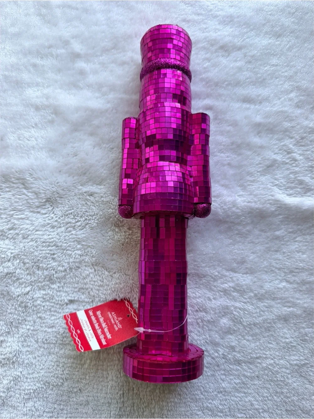 Ashland Hot Pink Disco Ball Nutcracker Party Decoration